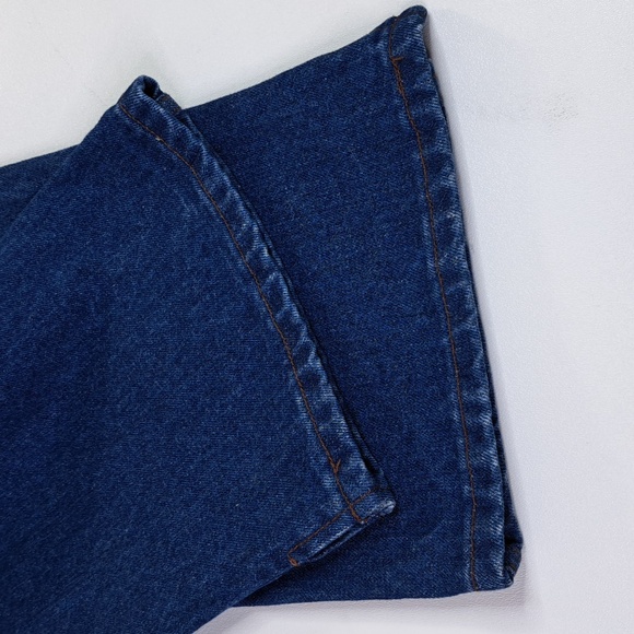 Vintage 90's Western Posted Slim Lowered Mid-Rise Tapered Leg Size 15/16 - Picture 12 of 17